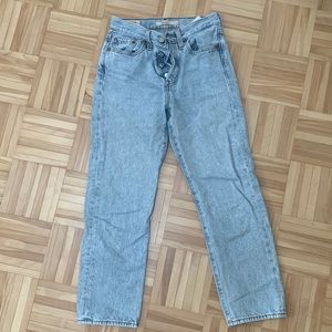 Levi’s Wedgie Straight, Size 25